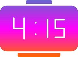 Digital Clock Vector Icon Design