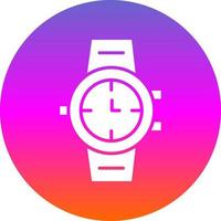 diseño de icono de vector de reloj de pulsera