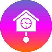 diseño de icono de vector de reloj de cuco