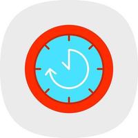 Time Loop Vector Icon Design