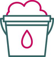 Water Bucket Vector Icon