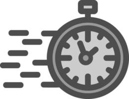 Fast Time Vector Icon Design