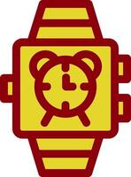 Smartwatch Alarm Vector Icon Design