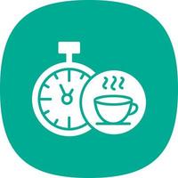 diseño de icono de vector de tiempo de té