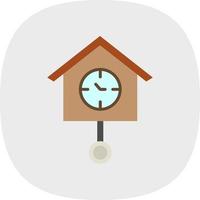 diseño de icono de vector de reloj de cuco