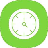 Wall Clock Vector Icon Design