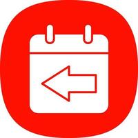 Yesterday Vector Icon Design