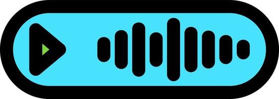 Voice Message Vector Icon Design