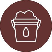 Water Bucket Vector Icon