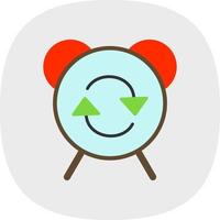 Alarm Repeat Vector Icon Design