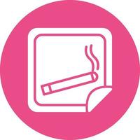 Nicotine Patch Vector Icon