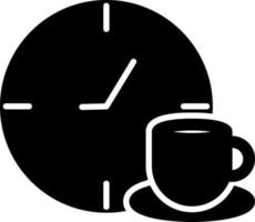 diseño de icono de vector de pausa para el café