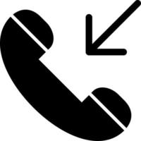 Incoming Call Vector Icon Design