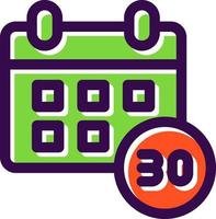 Schedule Day Vector Icon Design