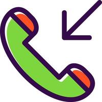 Incoming Call Vector Icon Design