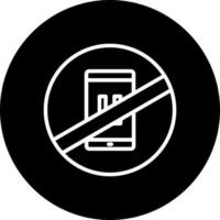 No Phone Vector Icon