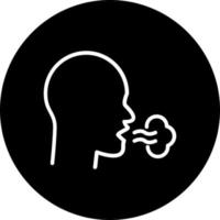 Inhale Vector Icon