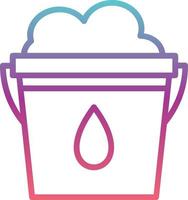 Water Bucket Vector Icon