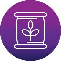 Seed Bag Vector Icon