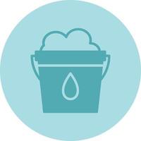 Water Bucket Vector Icon