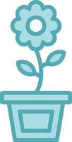 Flower Pot Vector Icon