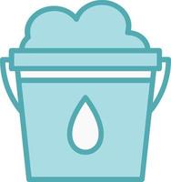 Water Bucket Vector Icon