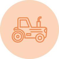 icono de vector de tractor