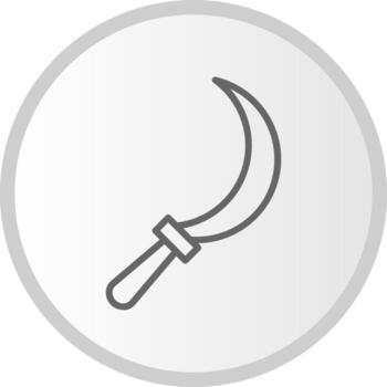 icono de vector de hoz