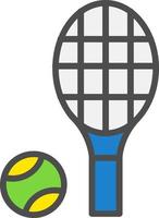 icono de vector de tenis