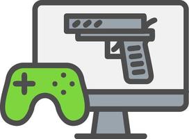 Shooting Game Vector Icon