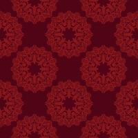 Seamless background with decorative flowers. Mexico. Design with manual hatching. Ethnic boho ornament. Textile. Vector illustration for web design or print.