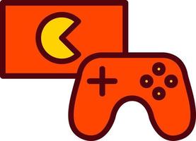 icono de vector de consola de juegos