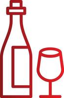 Wine Bottle Vector Icon