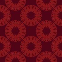 Seamless background with decorative flowers. Mexico. Design with manual hatching. Ethnic boho ornament. Textile. Vector illustration for web design or print.