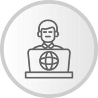 Internet Addiction Vector Icon