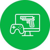 Shooting Game Vector Icon