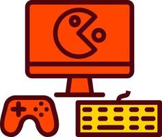 Gaming Setup Vector Icon