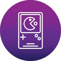 Portable Video Game Console Vector Icon