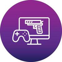 Shooting Game Vector Icon