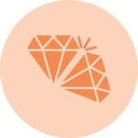 icono de vector de diamante