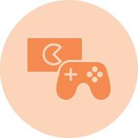 icono de vector de consola de juegos