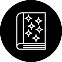 icono de vector de libro de hechizos