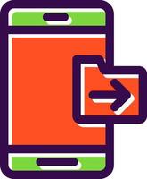 Send Folder Vector Icon Design