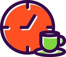 Coffee Break Vector Icon Design