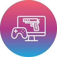 Shooting Game Vector Icon