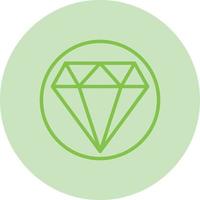 icono de vector de diamante