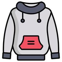 Hoodie which can easily modify or edit vector