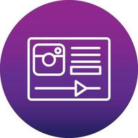 icono de vector de instagram