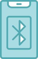 icono de vector de bluetooth