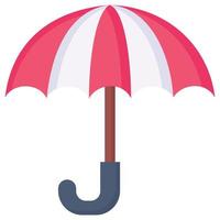 paraguas que puede modificar o editar fácilmente vector
